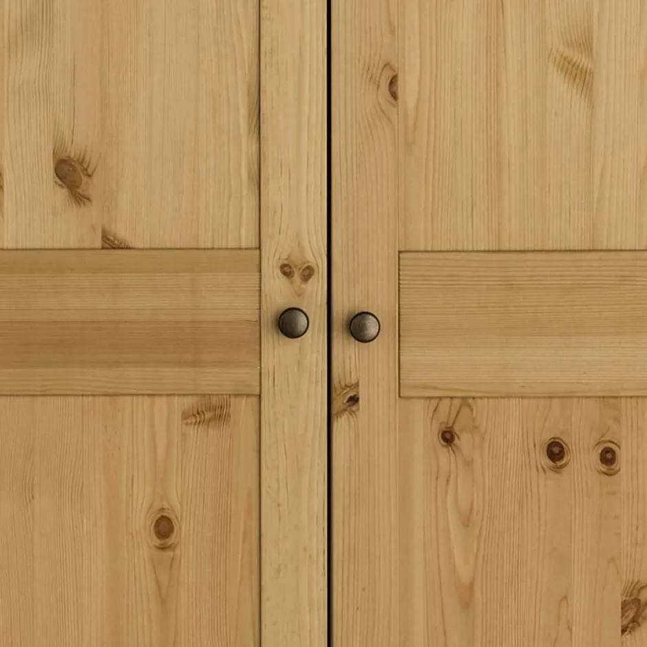 Wohnen Kiefer Kleiderschrank geölt & gebeizt - Zatira