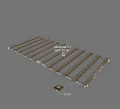 Wohnen Kiefer Rollrost Oline massiv