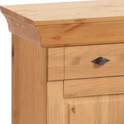 Wohnen Kiefer-Massivholz Sideboard Piatra im Landhausstil