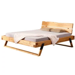 Kiefernholz Bett auf Kufen - Kalastania^Wohnen Outlet