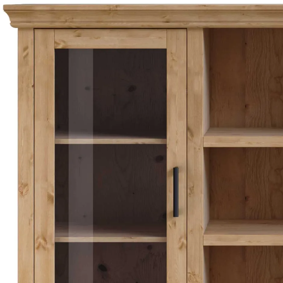 Wohnen Kiefernholz Buffet gebeizt und geölt - Lulzima