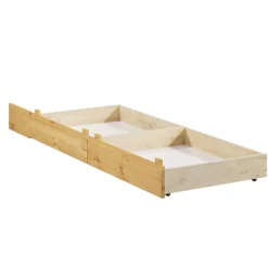 Wohnen Kiefernholz Doppelbett gebeizt geölt - Sotrigo