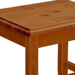 Kiefernholz Hocker in Bernsteinfarben - Racana^Wohnen Outlet