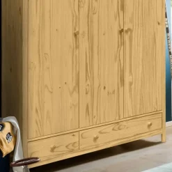 Kiefernholz Kleiderschrank massiv - Nastonia^Wohnen Online