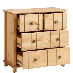 Kiefernholz Kommode - modernes Landhaus - Akzinad^Wohnen Discount