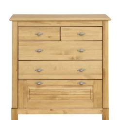 Kiefernholz Kommode mit Metallgriffen - Lavronica^Wohnen Online