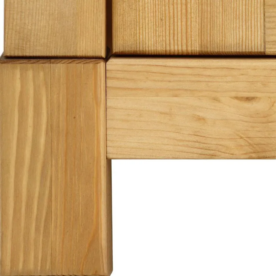 Kiefernholz Kommode mit Metallgriffen - Lavronica^Wohnen Online