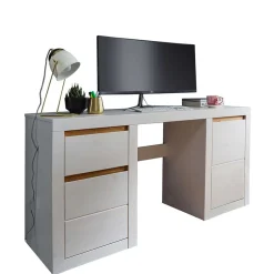 Kinder Wohnen Kiefernholz Schreibtisch modern - Meuvrun