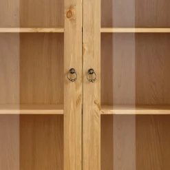 Kiefernholz Vitrine gebeizt und geölt - Goro^Wohnen Outlet