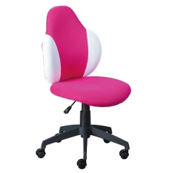 Kinder Drehstuhl in Pink & Weiß mit Schwarz - Dario^Wohnen Best