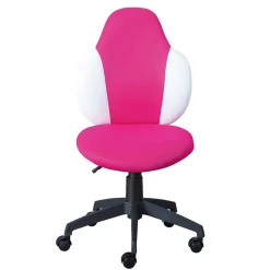 Kinder Drehstuhl in Pink & Weiß mit Schwarz - Dario^Wohnen Best