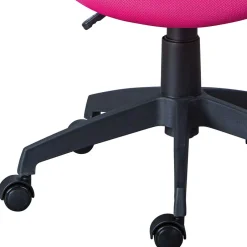 Kinder Drehstuhl in Pink & Weiß mit Schwarz - Dario^Wohnen Best