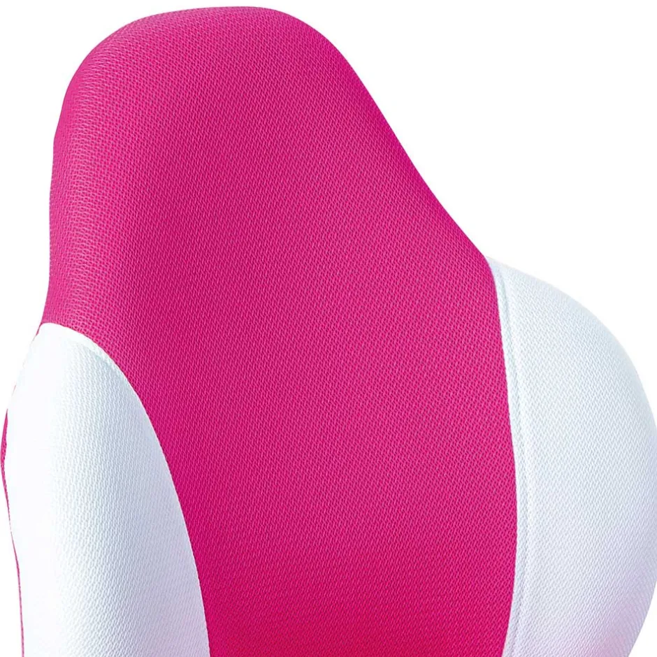 Kinder Drehstuhl in Pink & Weiß mit Schwarz - Dario^Wohnen Best