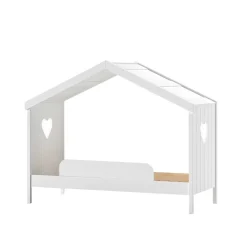 Kinder Wohnen Kinder Hausbett in Weiß - Grandory