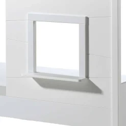 Kinder Wohnen Kinder Hausbett in Weiß lackiert - Actina