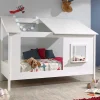 Kinder Wohnen Kinder Hausbett mit Fenster und offenem Dach - Manty