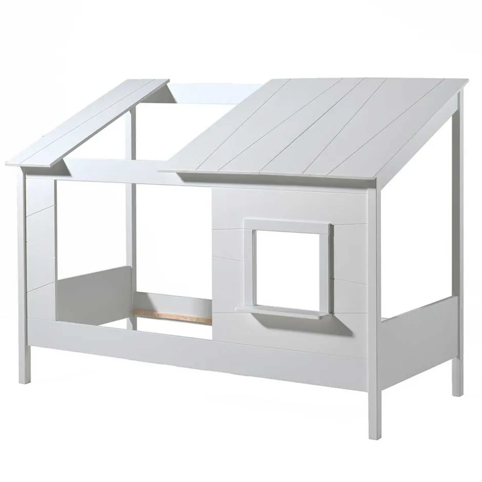 Kinder Wohnen Kinder Hausbett mit Fenster und offenem Dach - Manty