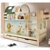 Kinder Kiefernholz-Stockbett in Natur - Nioara^Wohnen Clearance