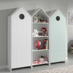Kinder Wohnen Kinder Kleiderschränke & Regal Häuser - Indefiva (dreiteilig)