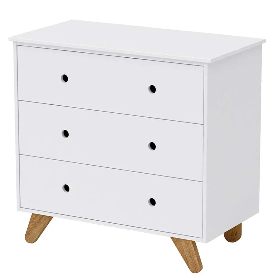 Kinder Wohnen Kinder Kommode im Skandi Chic - Vathurias