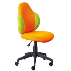 Kinder Schreibtischstuhl in Orange & Hellgrün - Humitas^Wohnen Discount