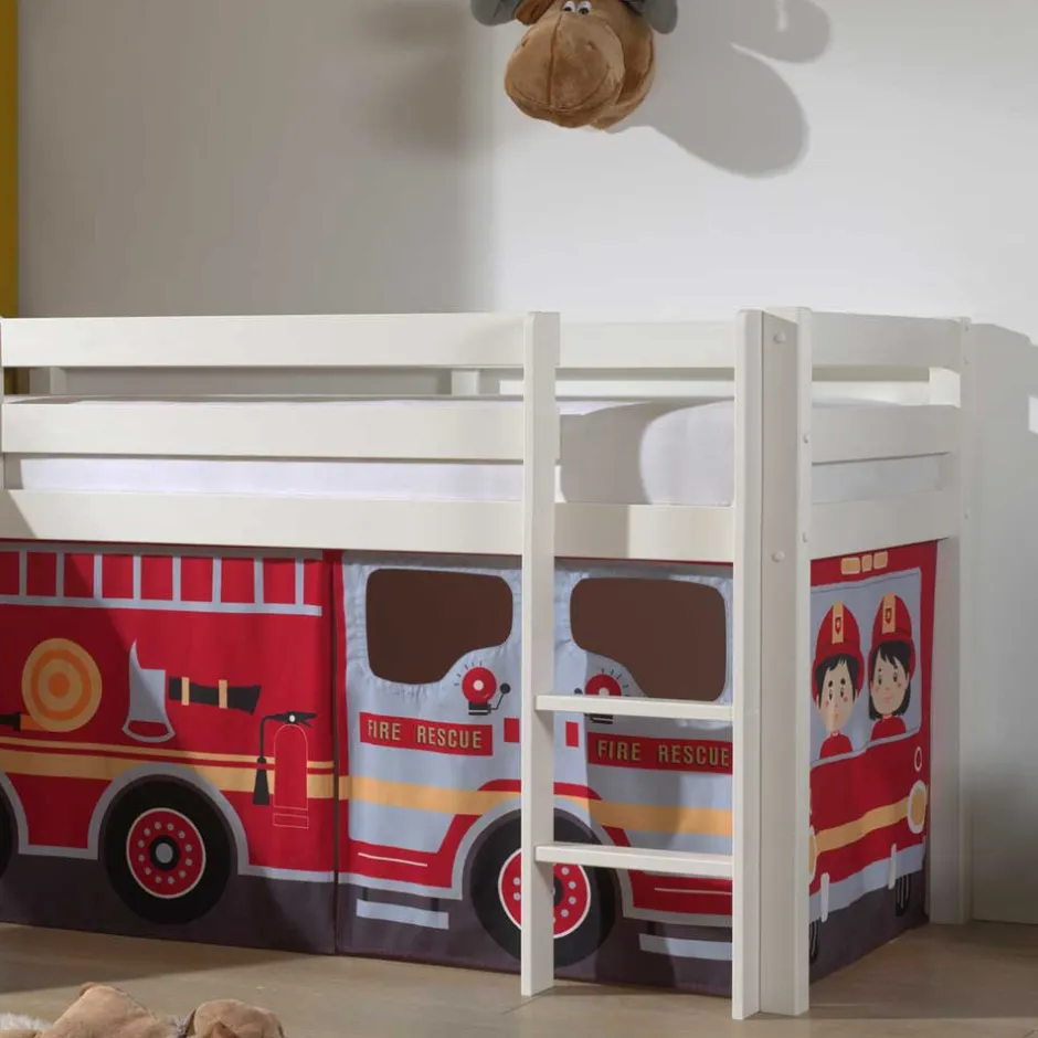 Kinder Wohnen Kinder Spielbett Hochbett Feuerwehr - Tyago