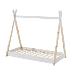 Kinder Wohnen Kinder Zelt Bett aus Kiefernholz - Acillona