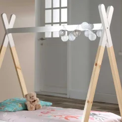 Kinder Wohnen Kinder Zelt Bett aus Kiefernholz - Acillona