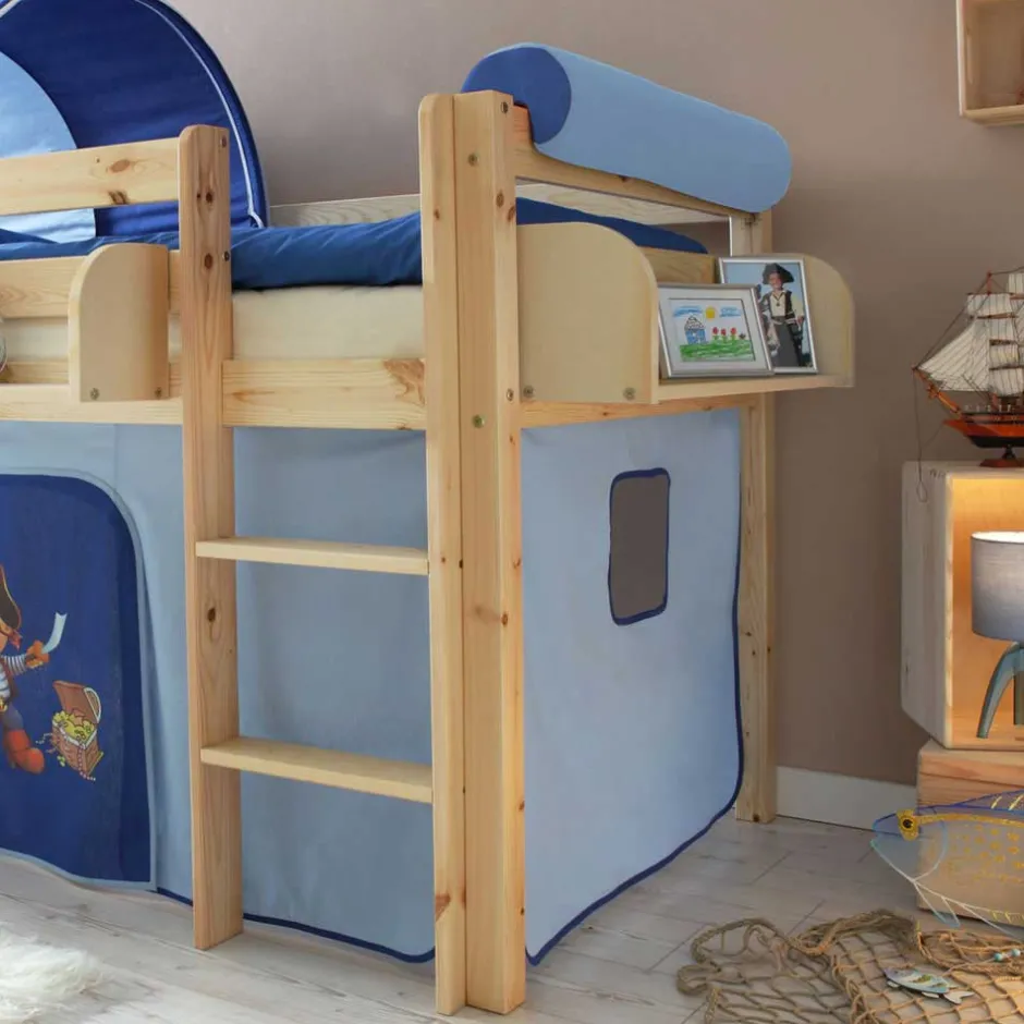 Kinderbett Cluster im Piraten Design^Wohnen Discount