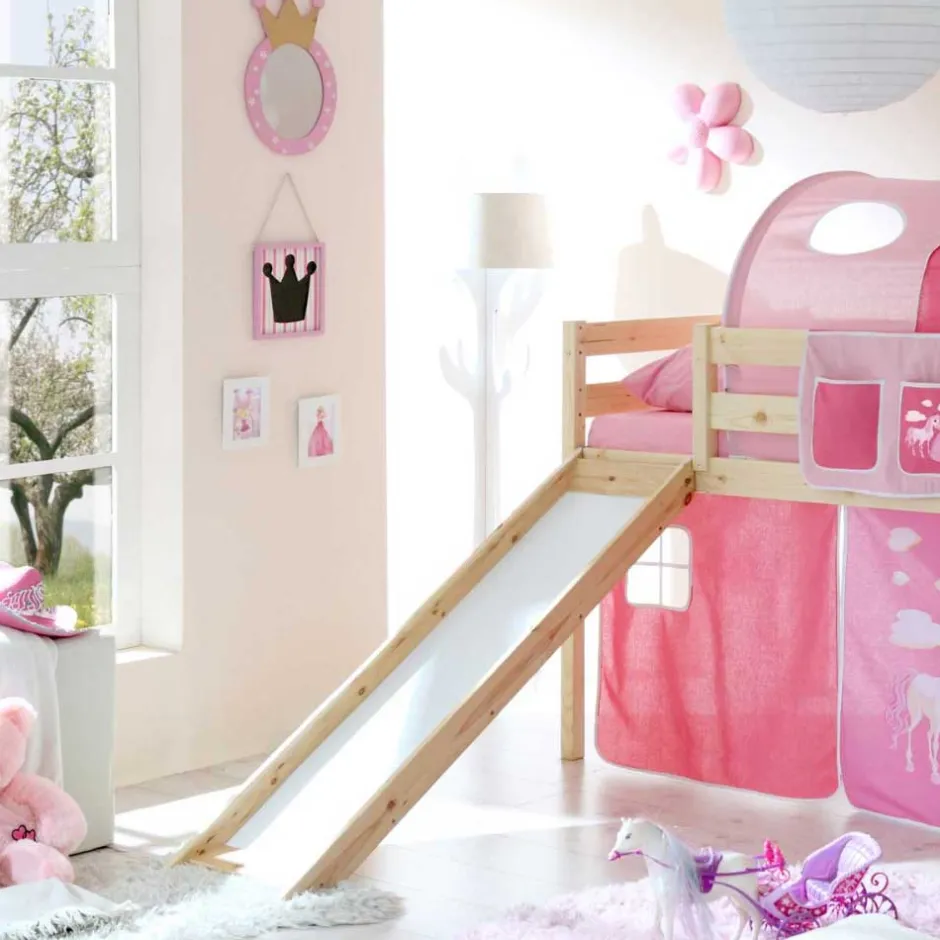 Kinderbett Round mit Rutsche^Wohnen Online