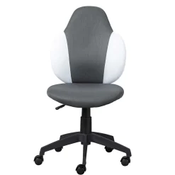 Kinder Wohnen Kinderdrehstuhl in Dunkelgrau & Weiß - Macress