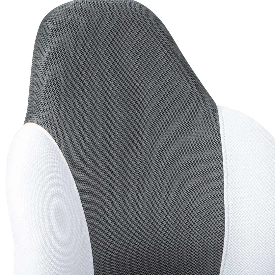 Kinder Wohnen Kinderdrehstuhl in Dunkelgrau & Weiß - Macress