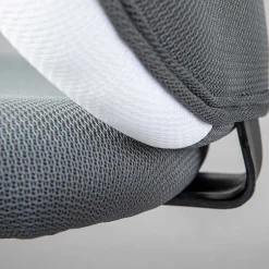 Kinder Wohnen Kinderdrehstuhl in Dunkelgrau & Weiß - Macress