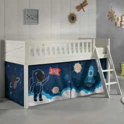 Kinder-Hochbett Astronaut in Weiß - Natalea^Wohnen Clearance