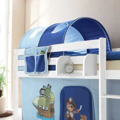 Kinderhochbett Faneto im Piraten Design^Wohnen Clearance