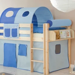 Kinderhochbett Lalverma mit Rutsche^Wohnen Outlet