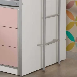 Kinderhochbett Trio in Rosa-Weiß^Wohnen Online