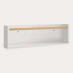 Kinder Wohnen Kinderzimmer Hängeregal in Weiß und Buche - Vichada