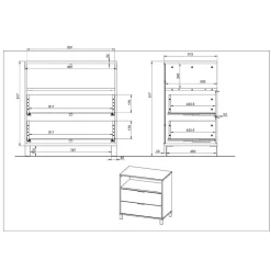 Kinderzimmer Kommode - Wickelaufsatz optional - Afilon^Wohnen New