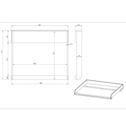 Kinderzimmer Kommode - Wickelaufsatz optional - Afilon^Wohnen New