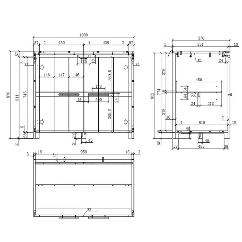 Kinderzimmer Kommode - Wickelaufsatz optional - Ellen^Wohnen Outlet