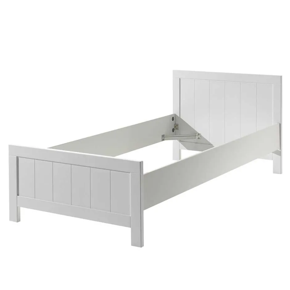 Kinder Wohnen Kinderzimmer Kompletteinrichtung in Weiß - Ellen (fünfteilig)