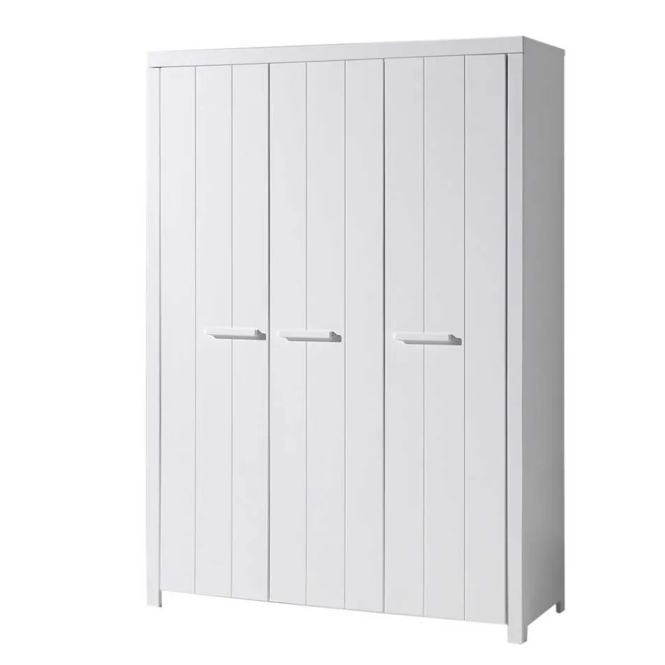 Kinder Wohnen Kinderzimmer Kompletteinrichtung in Weiß - Ellen (fünfteilig)