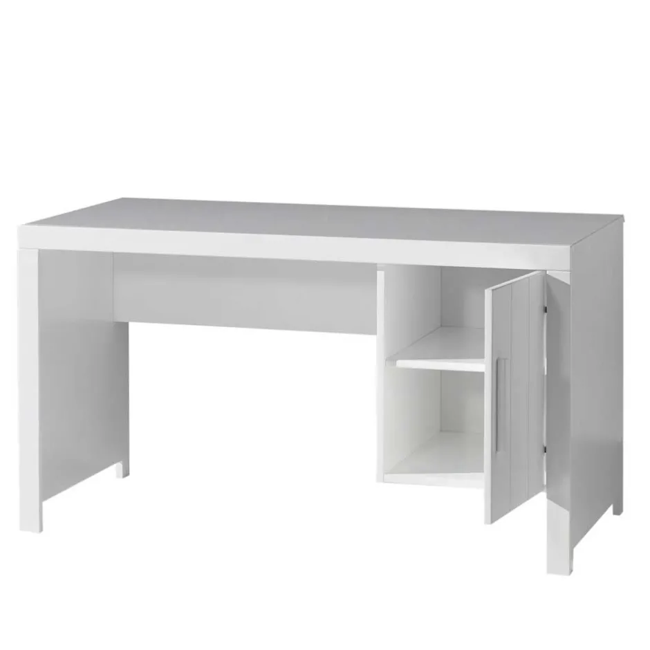 Kinder Wohnen Kinderzimmer Kompletteinrichtung in Weiß - Ellen (fünfteilig)