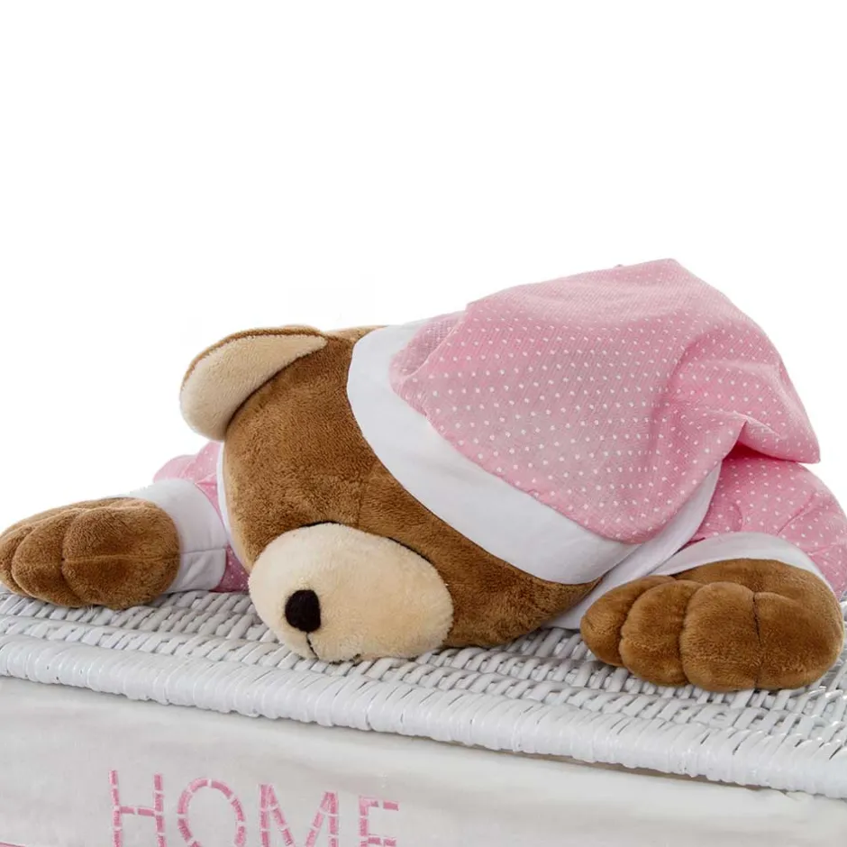 Kinder Wohnen Kinderzimmer Körbe mit Plüschbär Kopf - Ucera (fünfteilig)