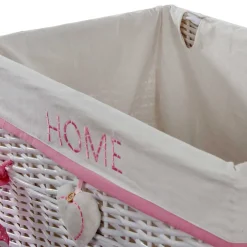 Kinder Wohnen Kinderzimmer Körbe mit Plüschbär Kopf - Ucera (fünfteilig)