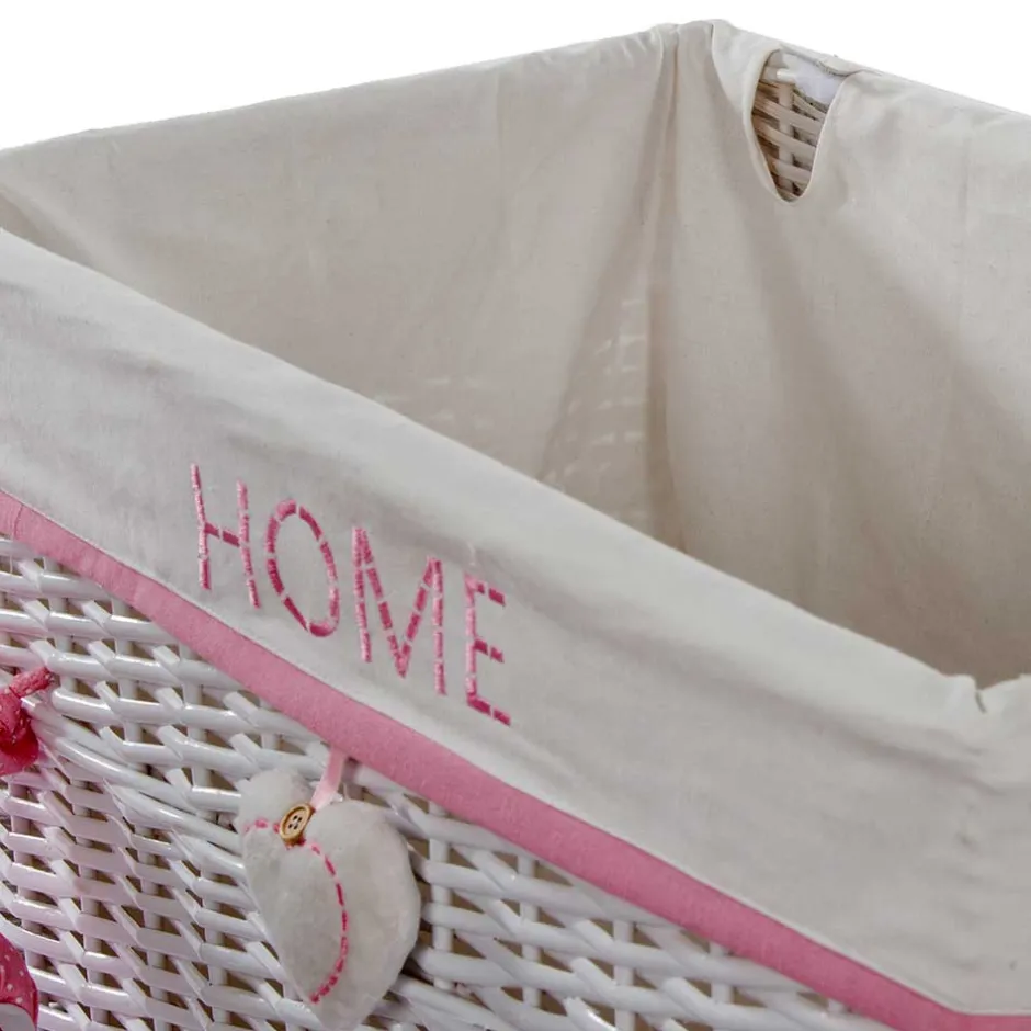 Kinder Wohnen Kinderzimmer Körbe mit Plüschbär Kopf - Ucera (fünfteilig)