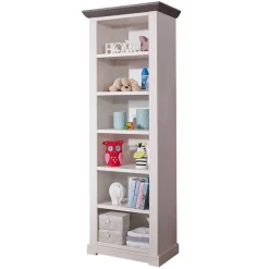 Kinderzimmer Landhaus Regal in Weiß & Grau - Rimesca^Wohnen