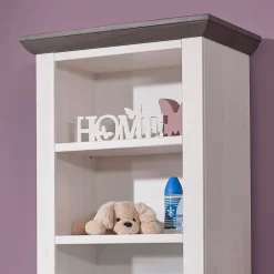 Kinderzimmer Landhaus Regal in Weiß & Grau - Rimesca^Wohnen