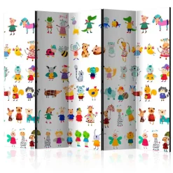 Kinderzimmer Raumteiler mit bunten Tieren - Pablo^Wohnen Clearance